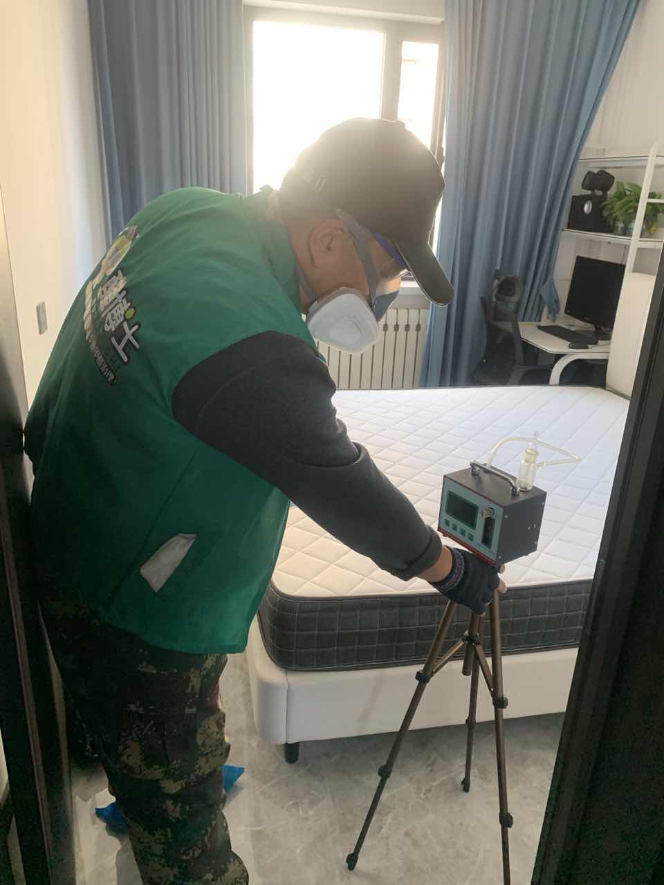 永年醛博士百和国际小区测甲醛 甲醛检测现场